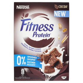 FITNESS Protein Cacao Cereali Integrali con Frumento, Avena e Quinoa 310g