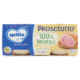 Mellin Prosciutto* 100% Naturale Omogeneizzato 2 x 80 g