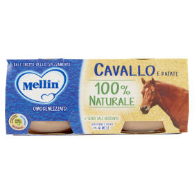 Mellin Cavallo e Patate 100% Naturale Omogeneizzato 2 x 80 g