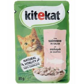 Kitekat cibo umido gatto con salmone in salsa bustina 85 g