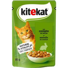 Kitekat cibo umido gatto con coniglio in salsa bustina  85 g