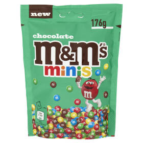 M&M's Minis, Confetti al Cioccolato al Latte, Snack Dolce, 176 g