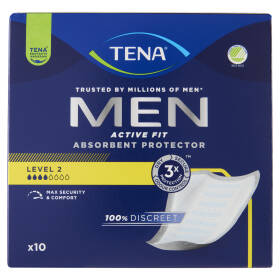 Tena Men Active Fit Absorbent Protector Level 2 10 pz