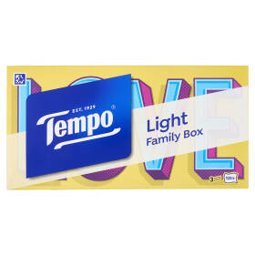 Tempo Light Family Box Fazzoletti 3 veli 120 pz