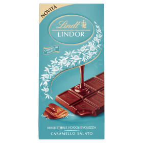 Lindt Lindor Tavoletta Cioccolato al latte Caramello 100 g