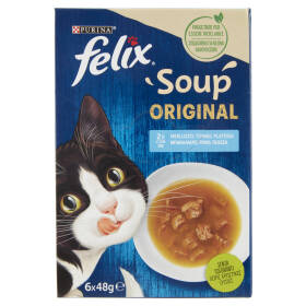 FELIX Soup Original (Merluzzo, Tonno, Platessa) 6 x 48 g