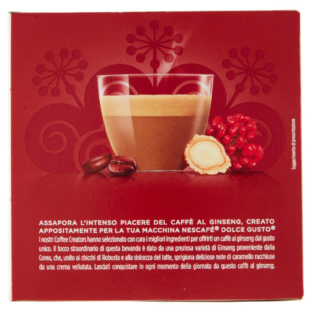 NESCAFÉ DOLCE GUSTO Caffè Ginseng Caffè al Ginseng 16 capsule 108,8 g