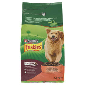 PURINA FRISKIES NutriSoft Manzo e Verdure 1,5kg