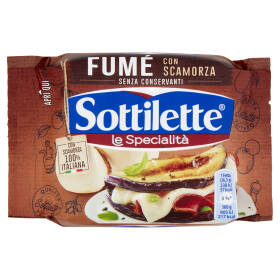 Sottilette Fumé con Scamorza -  formaggio fuso a fette con Scamorza - 158 g