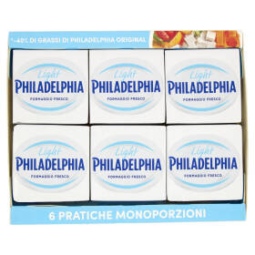 Philadelphia Light formaggio fresco spalmabile - 6x25g