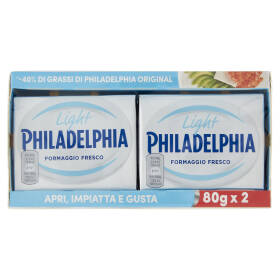 Philadelphia Light formaggio fresco spalmabile - 2 x 80 g