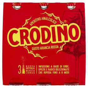 Crodino Gusto Arancia Rossa 3 x 17,5 cl