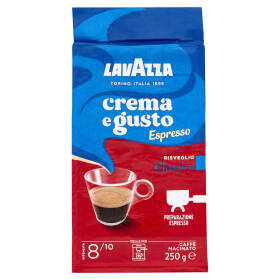 Lavazza Crema e Gusto Espresso Classico Caffè Macinato 250 g