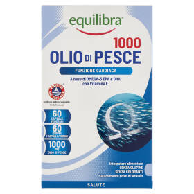 equilibra Olio di Pesce 1000 60 Capsule Vegetali 84,3 g
