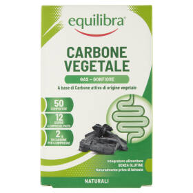 equilibra Carbone Vegetale Gas - Gonfiore 50 Compresse 40,0 g