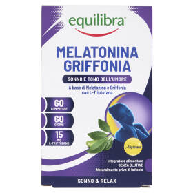 equilibra Melatonina Griffonia Sonno e Tono dell'Umore 60 Compresse 4,8 g