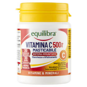 equilibra Vitamina C 500mg Masticabile Sistema Immunitario 30 x 1,4 g