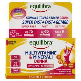 equilibra Multivitamine & Minerali Donna 30 Compresse 45 g