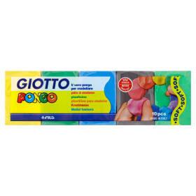 Giotto Pongo Fila 10 colori da 50 gr