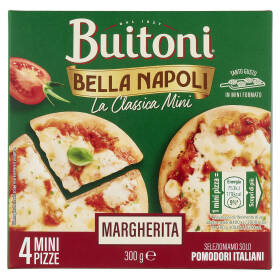 Buitoni Bella Napoli La Classica Mini Margherita (4 mini pizze surgelate) 300 g