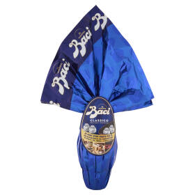 BACI PERUGINA Uovo di Pasqua Cioccolato Fondente con Sorpresa e 4 Cioccolatini 265g