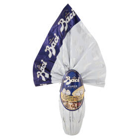 BACI PERUGINA Uovo di Pasqua Cioccolato Bianco con Sorpresa e 4 Cioccolatini 265g