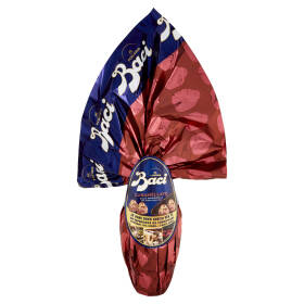 BACI PERUGINA Uovo di Pasqua Cioccolato Caramellato alle Mandorle con Sorpresa e 4 Cioccolatini 265g