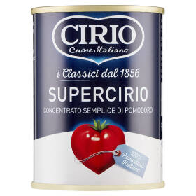 Cirio I Classici dal 1856 Supercirio Concentrato Semplice di Pomodoro 140 g