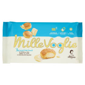 Matilde Vicenzi MilleVoglie Bocconcini di Sfoglia con Crema al Latte e Cioccolato Bianco 100 g