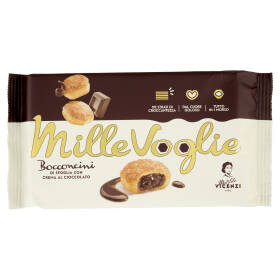 Matilde Vicenzi MilleVoglie Bocconcini di Sfoglia con Crema al Cioccolato 100 g
