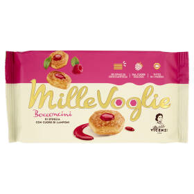 Matilde Vicenzi MilleVoglie Bocconcini di Sfoglia con Cuore di Lamponi 90 g