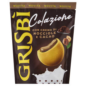 Grisbì Colazione con Crema di Nocciole e Cacao 225 g