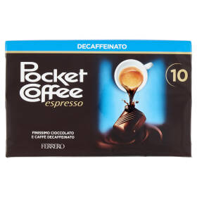 Pocket Coffee espresso Decaffeinato 10 pezzi 125 g