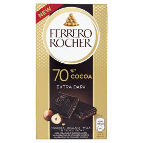 Ferrero Rocher 70%** Cocoa Extra Dark Nocciola 90 g