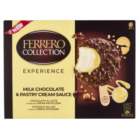 Ferrero Collection Experience Cioccolato al Latte & salsa alla Crema Pasticcera 3 x 46 g