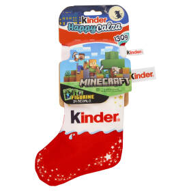 Kinder Happy Calza Minecraft 6 pezzi 130 g
