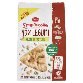 Doria Semplicissimi Legumi e Riso con Ceci, Fagioli e Soia Edamame 60 g