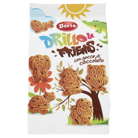 Doria Drillo & Friends con gocce di cioccolato 350 g