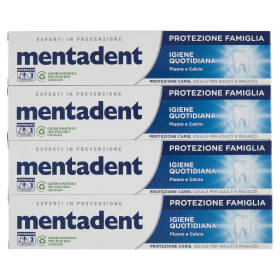 Mentadent Protezione Famiglia Igiene Quotidiana 4 x 75 ml