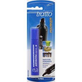 Pennarello indelebile colore blu tratto marker 1pz