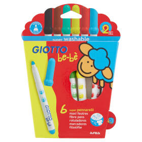 Astuccio 6 Superpennarelli Giotto Be-be'