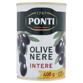 Ponti Olive Nere Intere 400 g