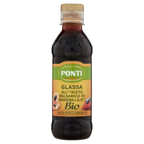 Ponti Glassa all'"Aceto Balsamico di Modena I.G.P." Bio 250 g