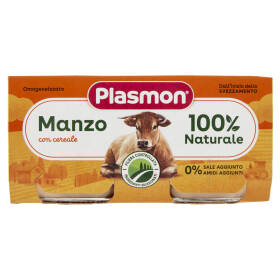 Plasmon Omogeneizzato Manzo con cereale 2 x 80 g