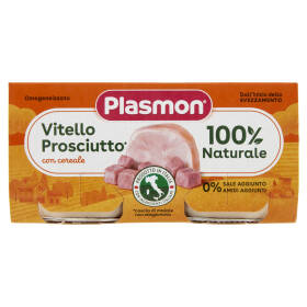 Plasmon Omogeneizzato Vitello Prosciutto* con cereale 2 x 80 g