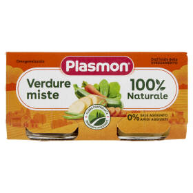 Plasmon Omogeneizzato Verdure Miste 2 x 80 g