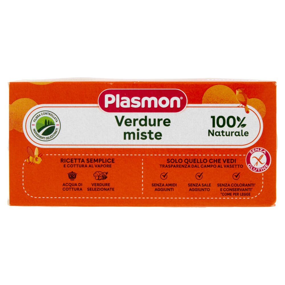 Plasmon Omogeneizzato Verdure Miste 2 x 80 g