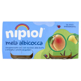 nipiol mela albicocca omogeneizzato 2 x 80 g
