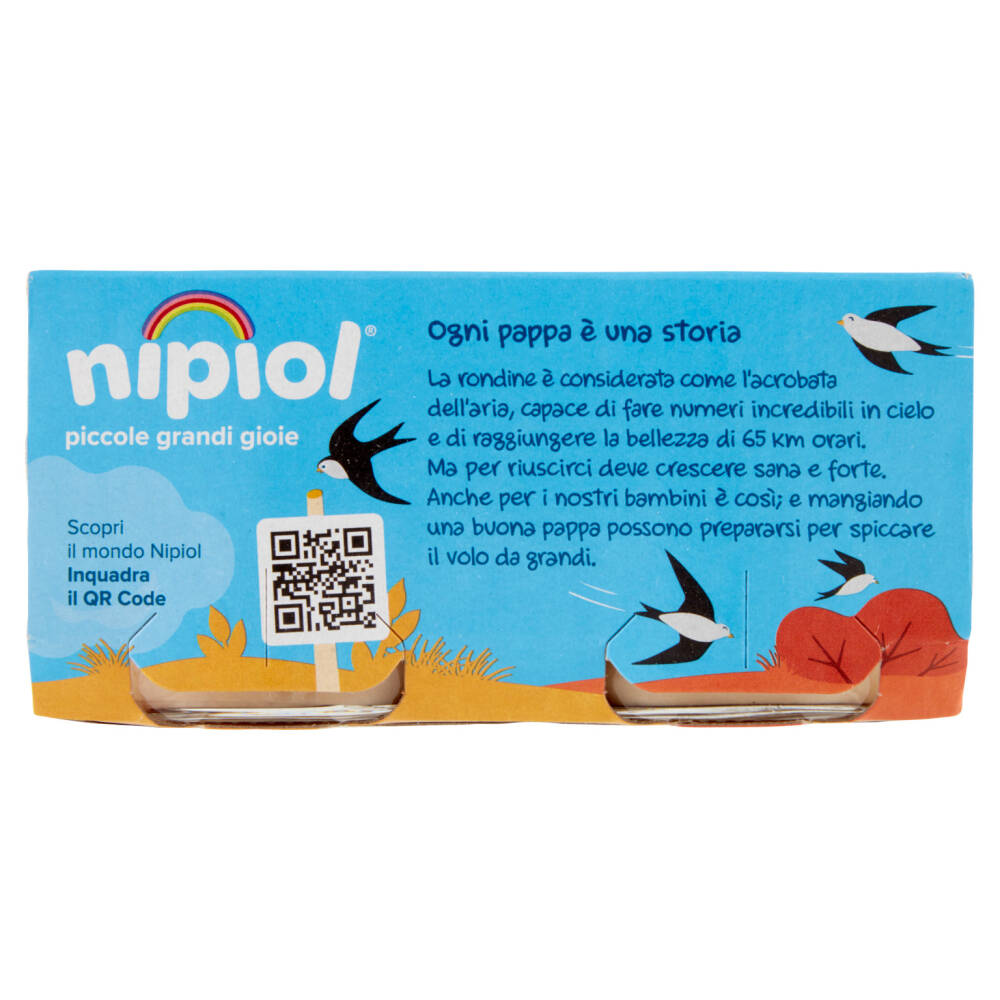 nipiol manzo omogeneizzato con carne e cereale 2 x 80 g