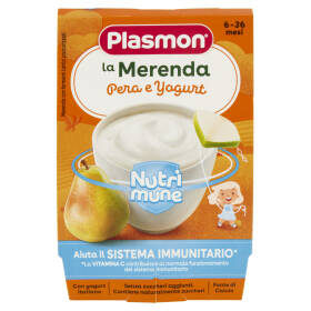 Plasmon la Merenda Pera e Yogurt Nutri mune 2 x 120 g